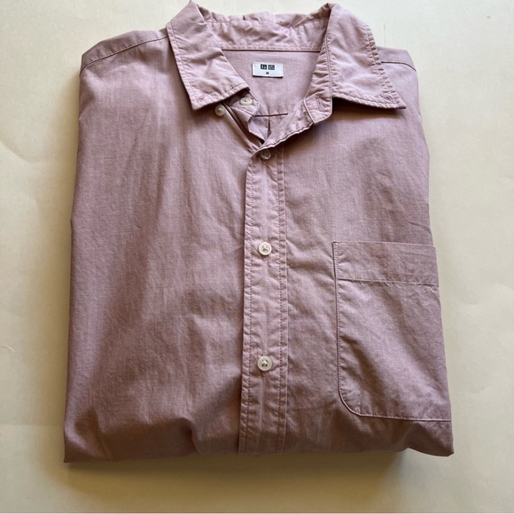 Uniqlo Pink Medium Shirt - Picture 1 of 6